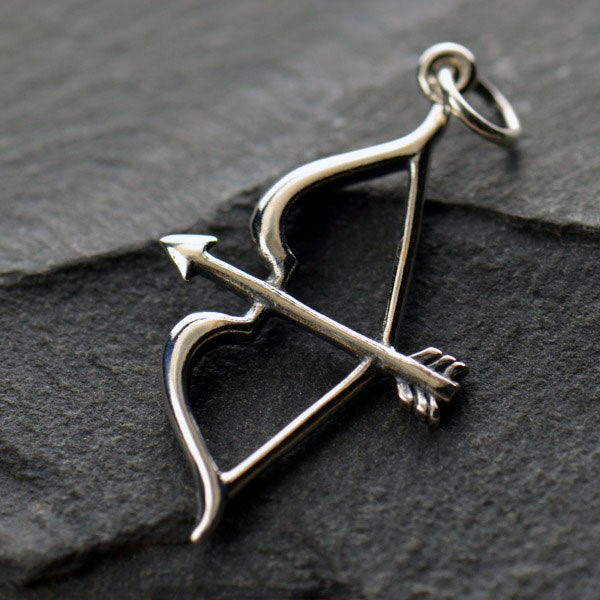 20 Bow and Arrow Charm Bows & Arrows Charms Large Pendants For Jewelry  Making